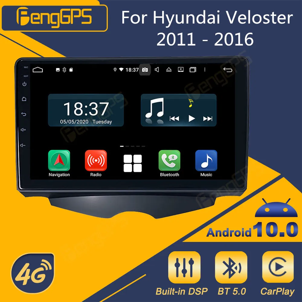 

For Hyundai Veloster 2011 - 2016 Android Car Radio 2Din Stereo Receiver Autoradio Multimedia Player GPS Navi Head Unit Screen