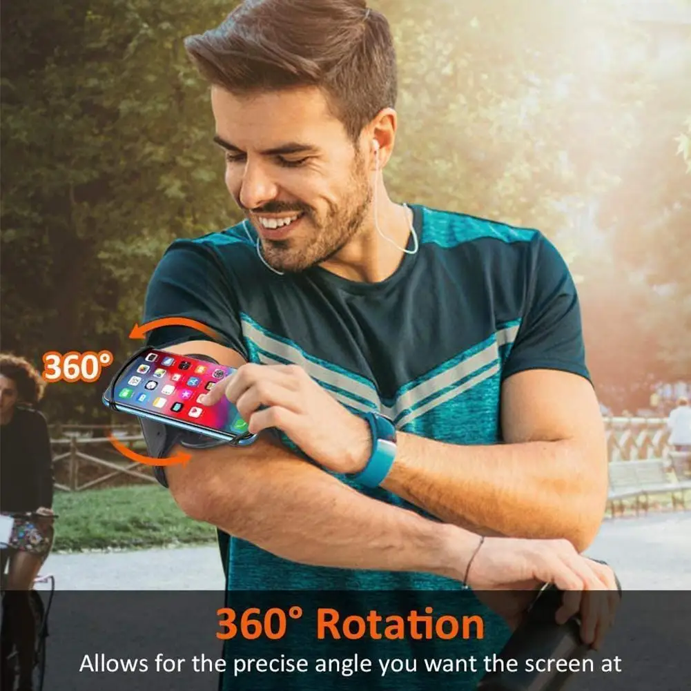 

1pc Mobile Phone Running Phone Bag Wristband Belt Jogging Holder Band Cycling Wrist Strap Arm Stand Bracket G6d0