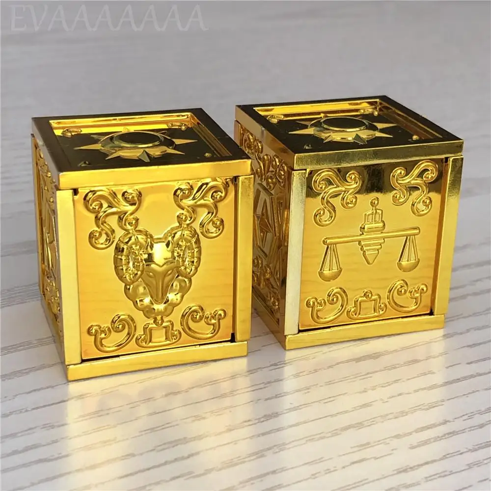 

ST Model Saint Seiya Myth Cloth EX Pandora box 2pcs Aries With Dohko For KIKI Mini Size Plastic Box Action Figure Model Toys