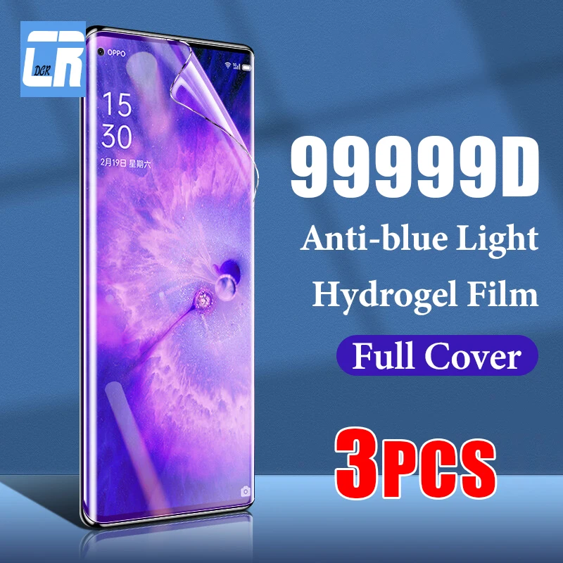 

1-3 шт. Гидрогелевая пленка для защиты экрана для OPPO Find X5 X3 X2 Neo Reno 7 7Z 6 5 Lite защитная пленка Realme GT Neo 2 2T GT2 Pro