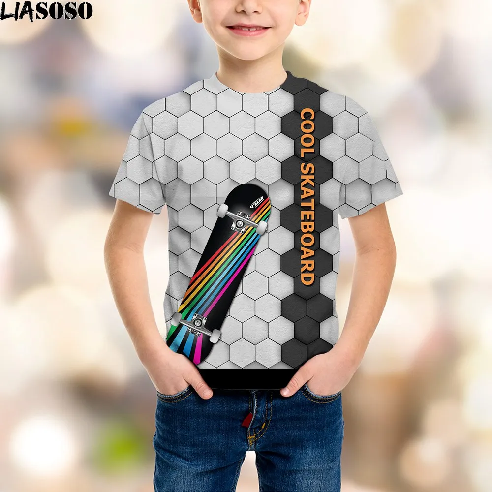 

Футболка Мужская/женская с 3D-принтом, для скейтборда