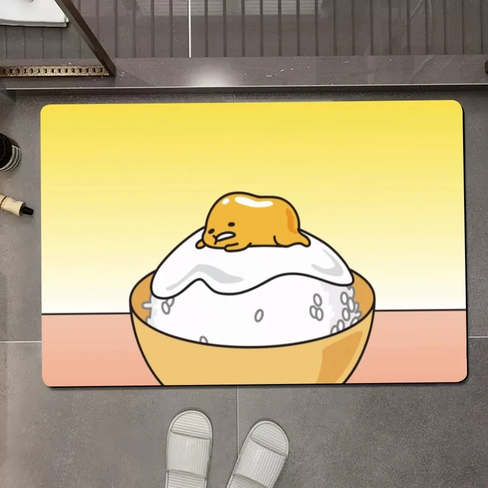 Милый коврик Gudetama противоскользящий для кухни спальни тафтинговый ковер ручной