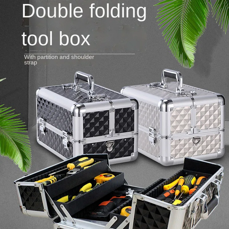 Portable Tool Box Electrician Free Shipping Handyman Waterproof Hard Case Tool Box Multifunctional Caisse A Outils Packaging