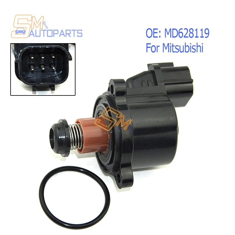 

New MD628119 MD628174 MD628117 MD613992 For Mitsubishi Eclipse Galant Montero Sport Chrysler Dodge Idle Air Control Valve