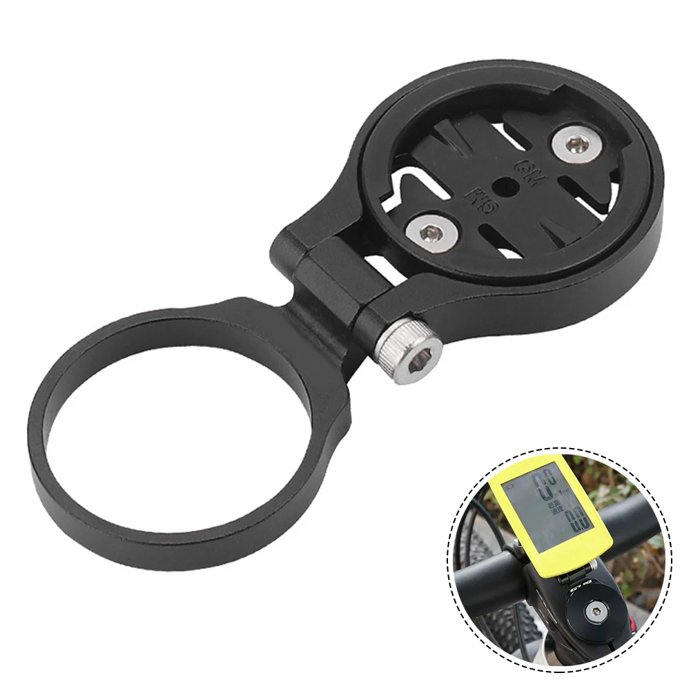 

For Garmin Bryton Cateye Wahoo Bicycle Computer Mount Holder Bicycle GPS Black High Quality Set 17g 80x35mm Adjustable