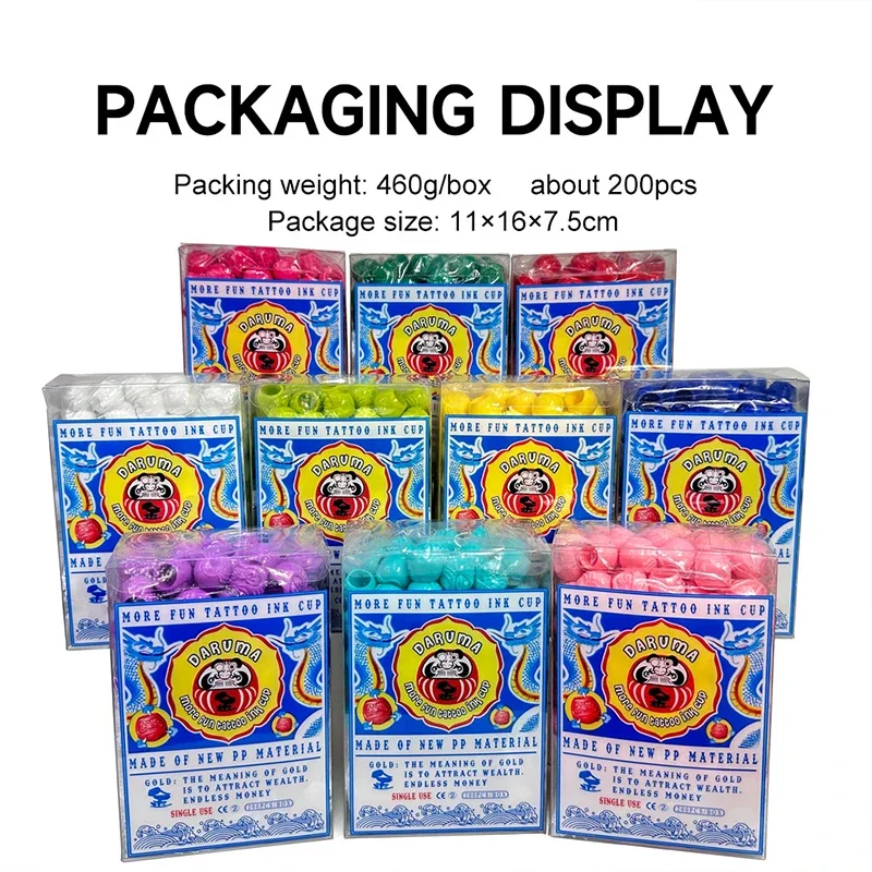 100/200 шт. одноразовые чернила для татуировок