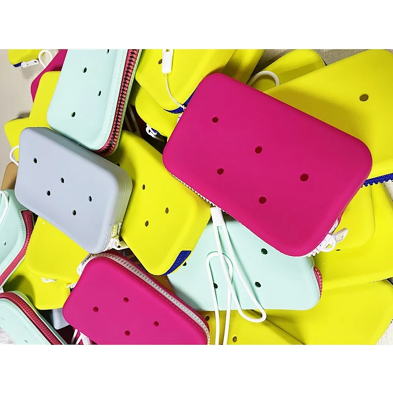 

Оптовая продажа, изготовленный на заказ водонепроницаемый маленький кошелек из экологически чистого силикона на молнии для студентов, рез...