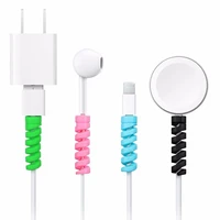 2pcs charging cable protector saver cover for apple iphone usb charger cable cord adorable protective sleeve for phones cable
