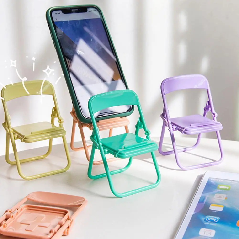 Desk Universal Cute Stand Phone Holder Bracket Phone Bracket Holder Space-saving Chair Mobile for Watching TV Phone Lazy
