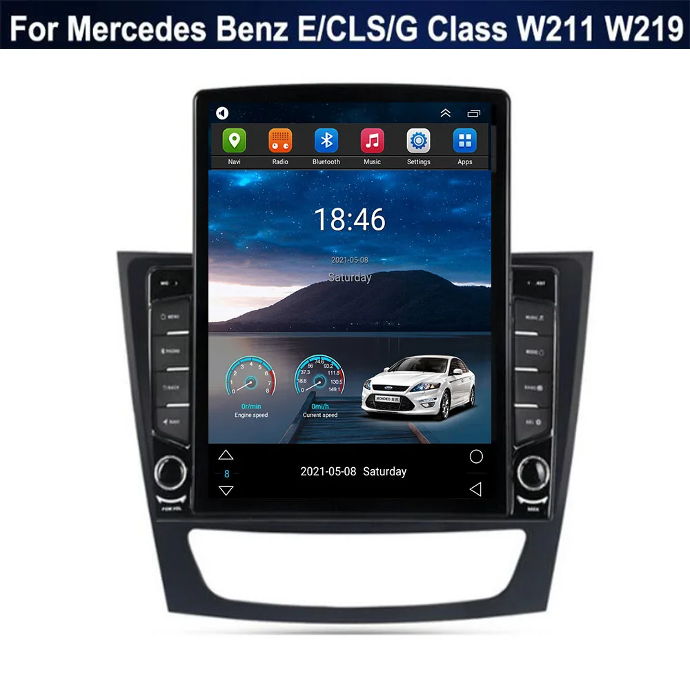 

Android 12 Car Radio Multimedia Player For Mercedes Benz E Class W211 E200 E220 E300 E350 E240 Tesla Screen GPS Navigation DSP