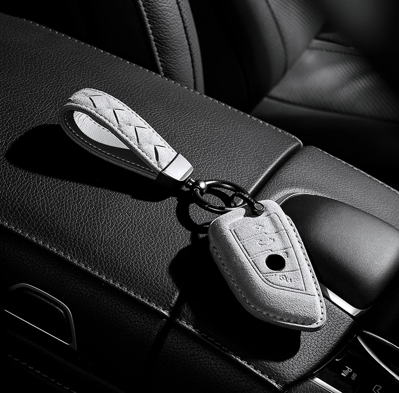 

Замшевый автомобильный чехол для ключей для BMW X1 X3 X4 X5 F15 X6 F16 G30 1/2/3/4/5/7 серии G11 F48 F39 520 525 f30 118i 218i 320i