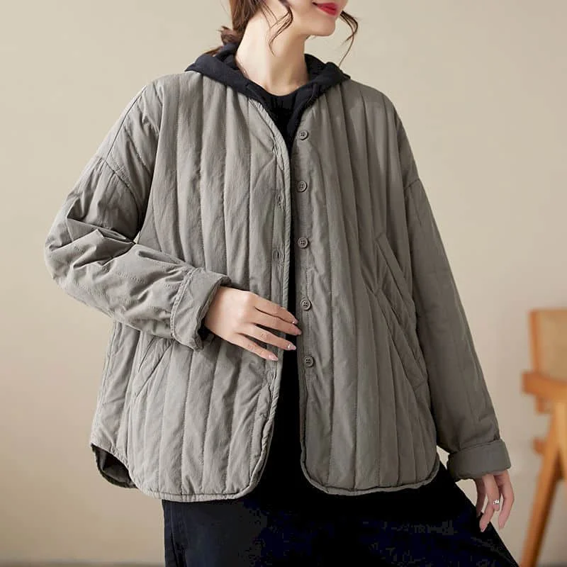 Женская флисовая куртка с длинным рукавом однотонная Свободная Повседневная