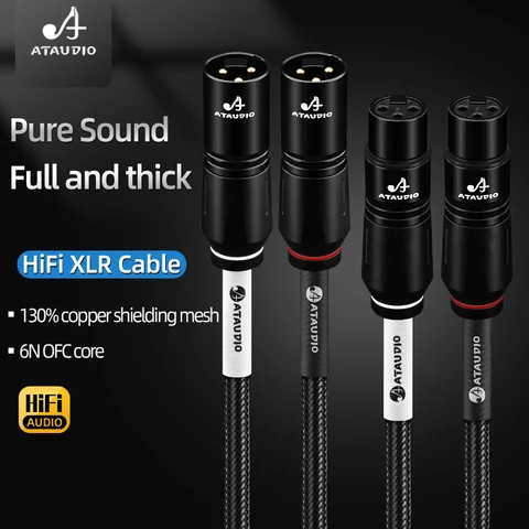 ATAUDIO Аудиокабель XLR 6N OFC