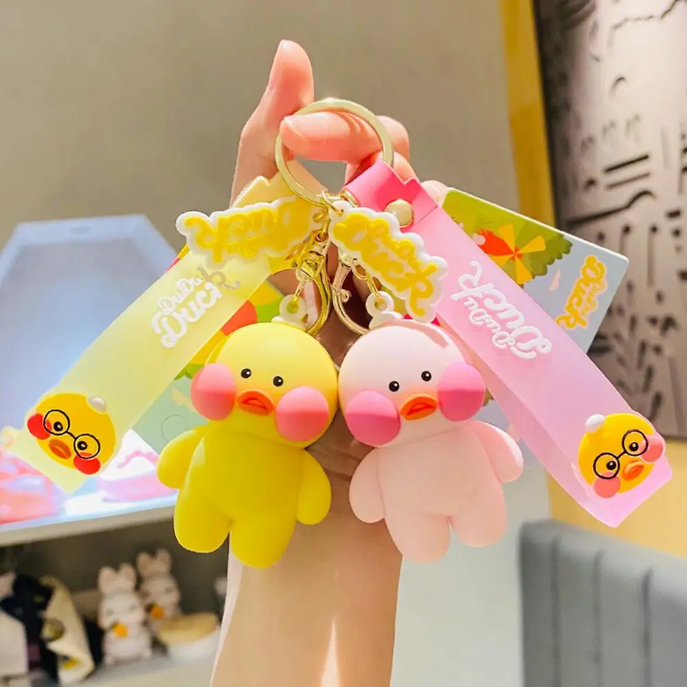 

Покемон желтый брелок утка Kawaii аниме мультфильм Psyduck кулон автомобиль брелок милый рюкзак украшения Девочка & ребенок праздничные подарки