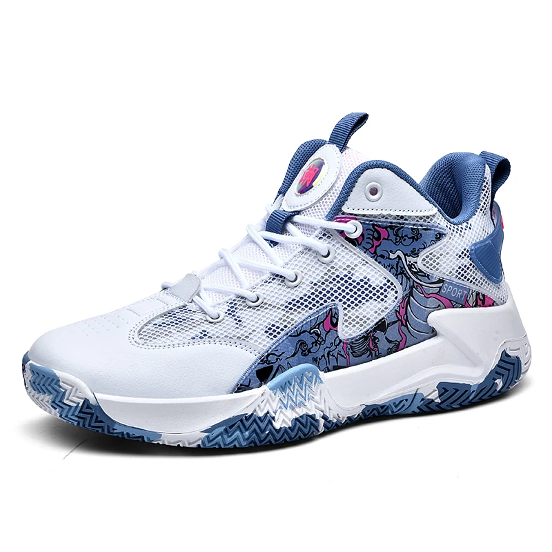 

New Trend Basketball Training Shoes Boys Outdoor Male Designer Sneakers Breathable Basketball Trainers Women Brand Sport Shoes