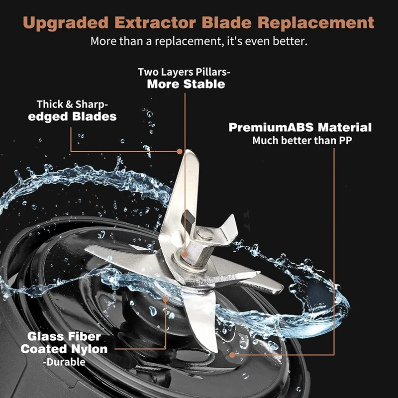 Сменное лезвие блендера 7 плавники для ниндзя запасные части лезвия Ninja SS101 SS351 SS401