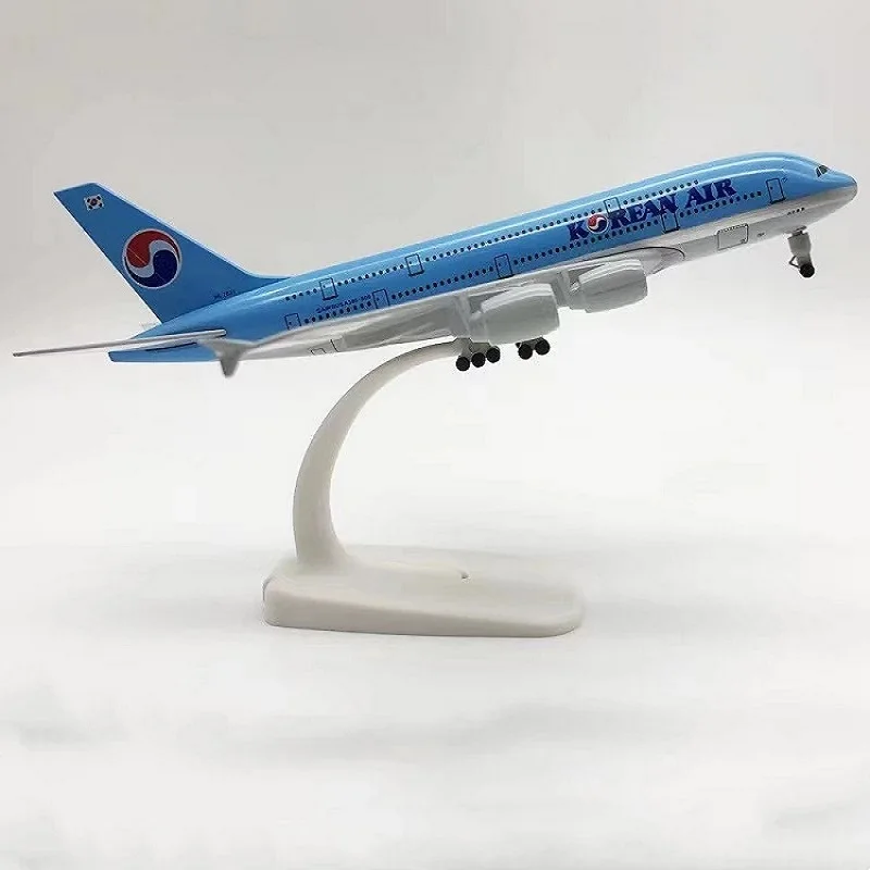 Модель самолета из металлического сплава в Корейском стиле, модель самолета с литыми колесами 20 см, модель самолета в Корейском стиле, аэроб...