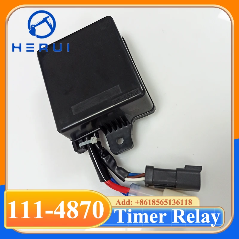 Реле таймера 111-4870 1114870 двигателя для экскаватора 311B 312B L 3046.