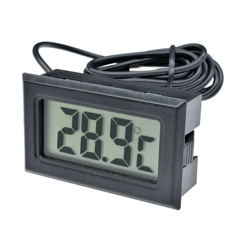 

Waterproof LCD Digital Thermometer Aquarium Electronic Precision Fish Tank Measuring Tools with Probe for Home Pet Accessories