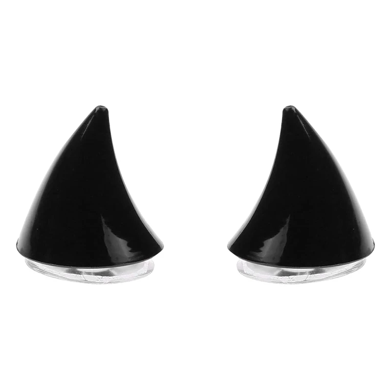 

2 Шт. Резиновых Декоративных Рожков Дьявола С Присосками Для Мотоциклетного Шлема, Аксессуар Для Велосипедной Экипировки