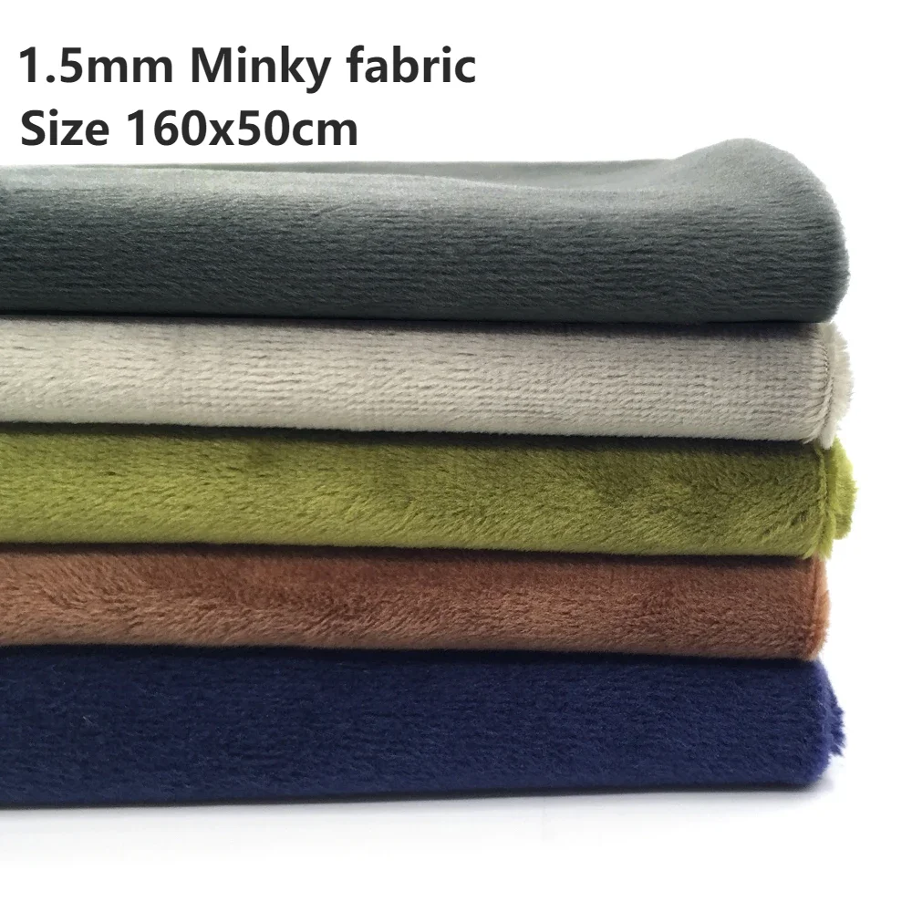 Плюшевая ткань Sewbato в стиле пэчворк 43 цвета 100% полиэстер