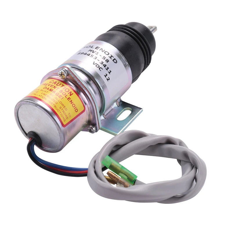 1 шт. стопорный соленоид 894453-3411 Φ 12 В постоянного тока для двигателя Hitachi Isuzu 8-94453341-0