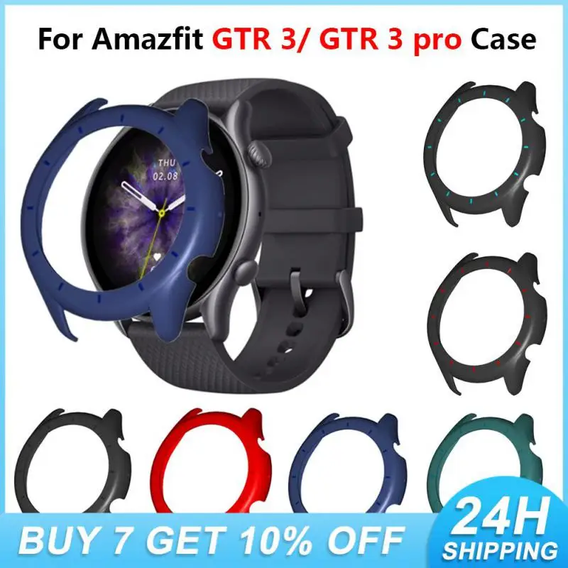 

Protective Cover Two-color Dustproof For Amazfit Gtr 3 Case Pc Protector High Quality Drop-proof Bumper Shell Silicone