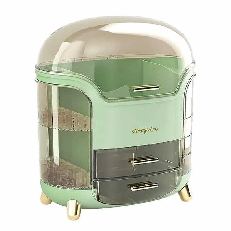 

Makeup Organizer Waterproof Dustproof Cosmetics Box Drawer Bathroom Desktop Skin Care Storage Box Fashion Big Capacity