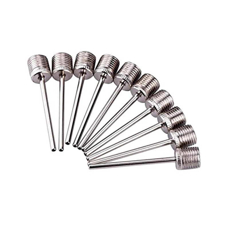 

10pcs New Ball Pump Needle For Football Basketball Soccer Volleyball Stainless Steel Pump Pin Aluminum Alloy TXTB1