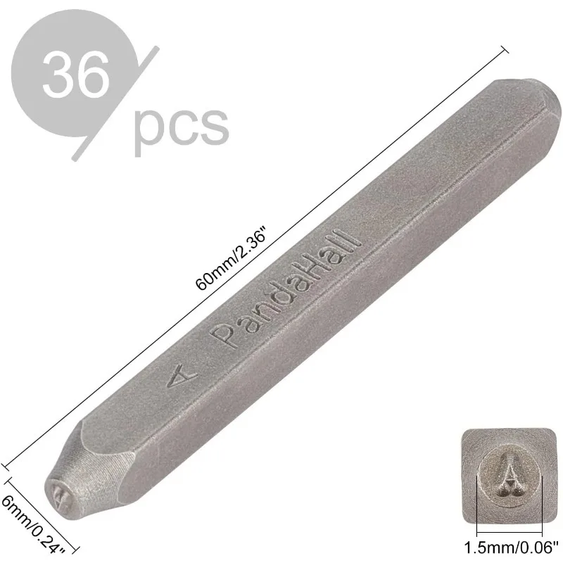 Набор металлических штампов с буквами и цифрами 1/20 дюйма 1 5 мм алфавит Размеры 0-9