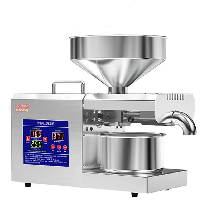 

K39 Big Screen New Edition Digital Temperature Control Commercial Small Oil Squeezer Automatic Processing of Cooking Oil Frying