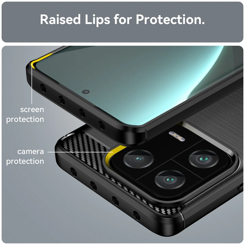 For Xiaomi 13 Pro Case Silicone TPU luxury Shield Case For Xiaomi 13 Pro Case Protector Armor Rubber For Xiaomi 13 Pro Cover