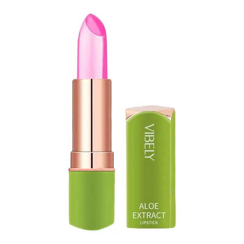 

Aloe Lipsticks Temperature Color Change Lip Care Lip Gloss Repair Moisturizing Lip Balm Aloe Lip Care Jelly Lipstick