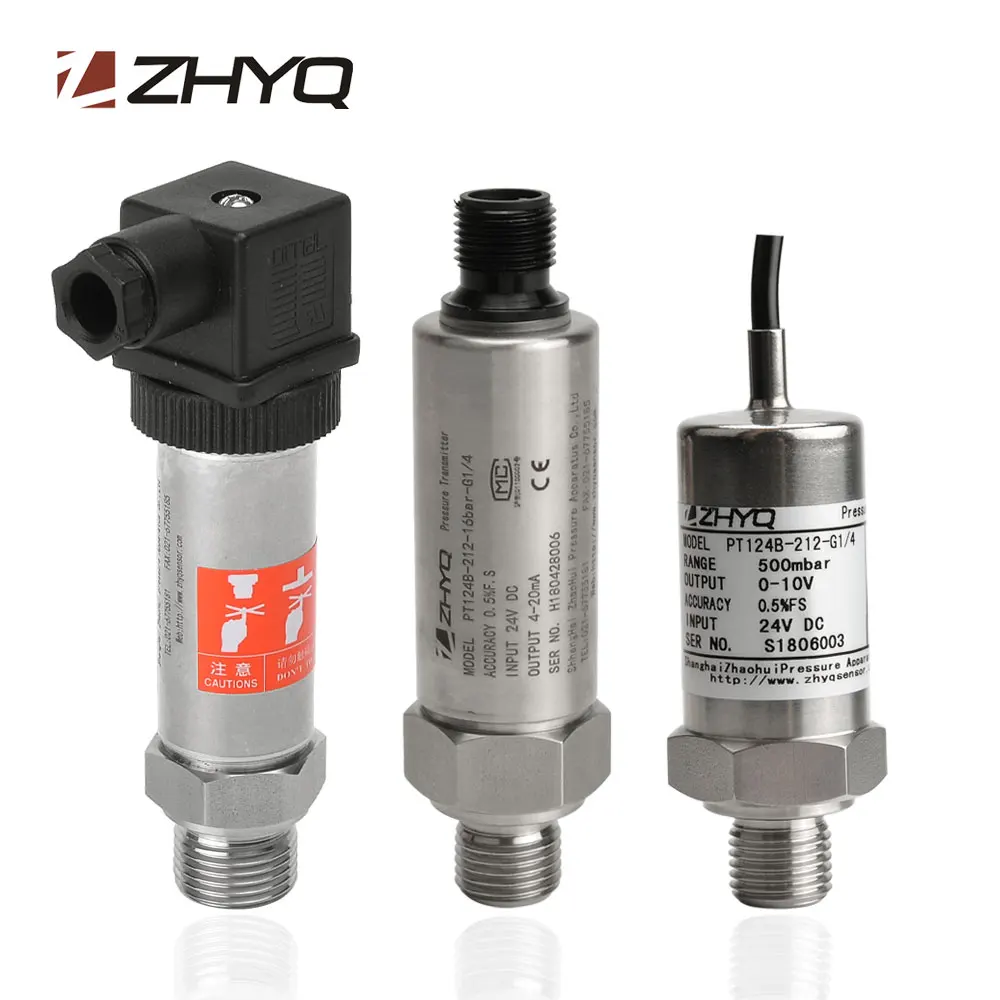 

ZHYQ CE Industrial Micro Vacuum Negative Dynamic Piezoelectric Piezo Liquid Diffusion Silicon Pressure Sensor for Water Gas