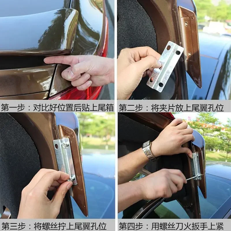 Спойлер для Hyundai Accent заднее крыло автомобиля из АБС-материала грунтовка цветной