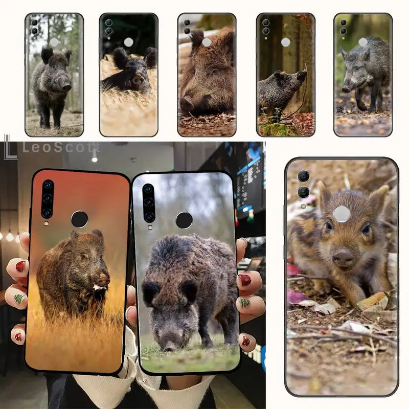 

Horror animal wild boar Phone Case For Huawei honor Mate 10 20 30 40 i 9 8 pro x Lite P smart 2019 Y5 2018 nova 5t