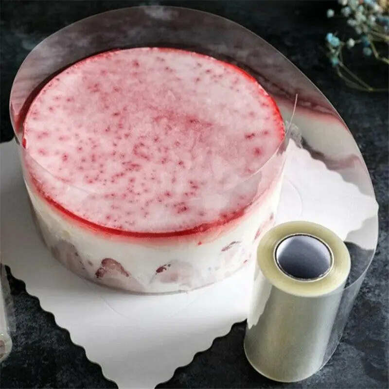 1 рулон пленки для торта прозрачная кухонная ацетатная пленка выпечки тортов