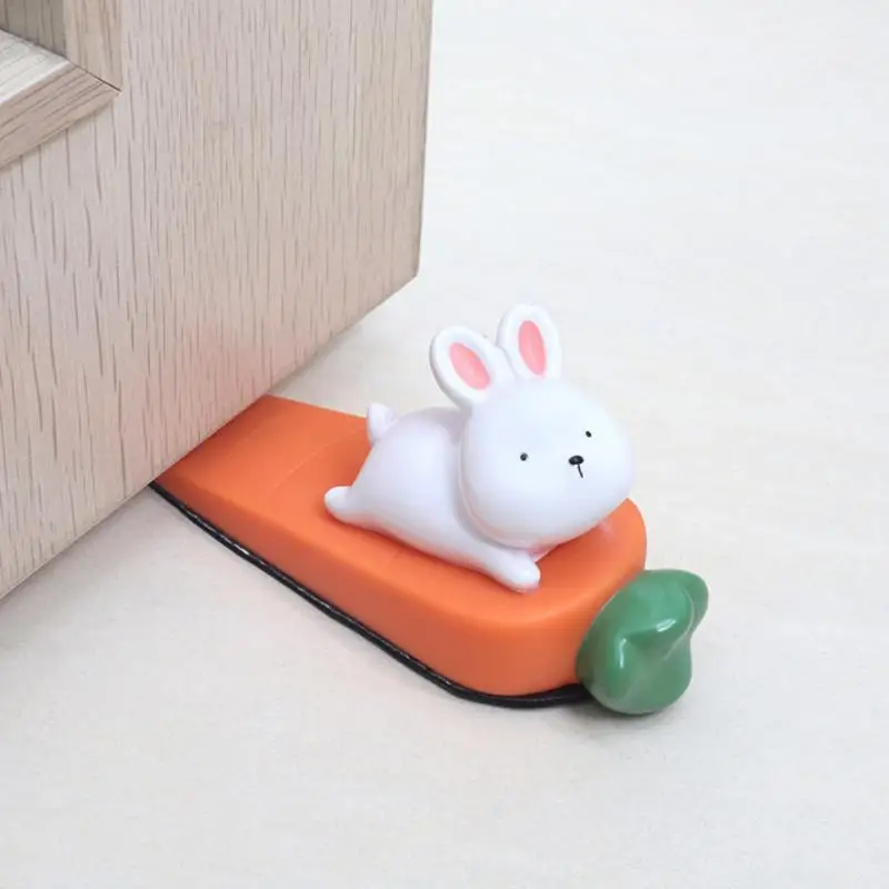 

Baby Protect Children Gate Doorway Baby Safety Infant Creative Cartoon Silicone Catcher Block Wedge Slip Door Stopper Door Card