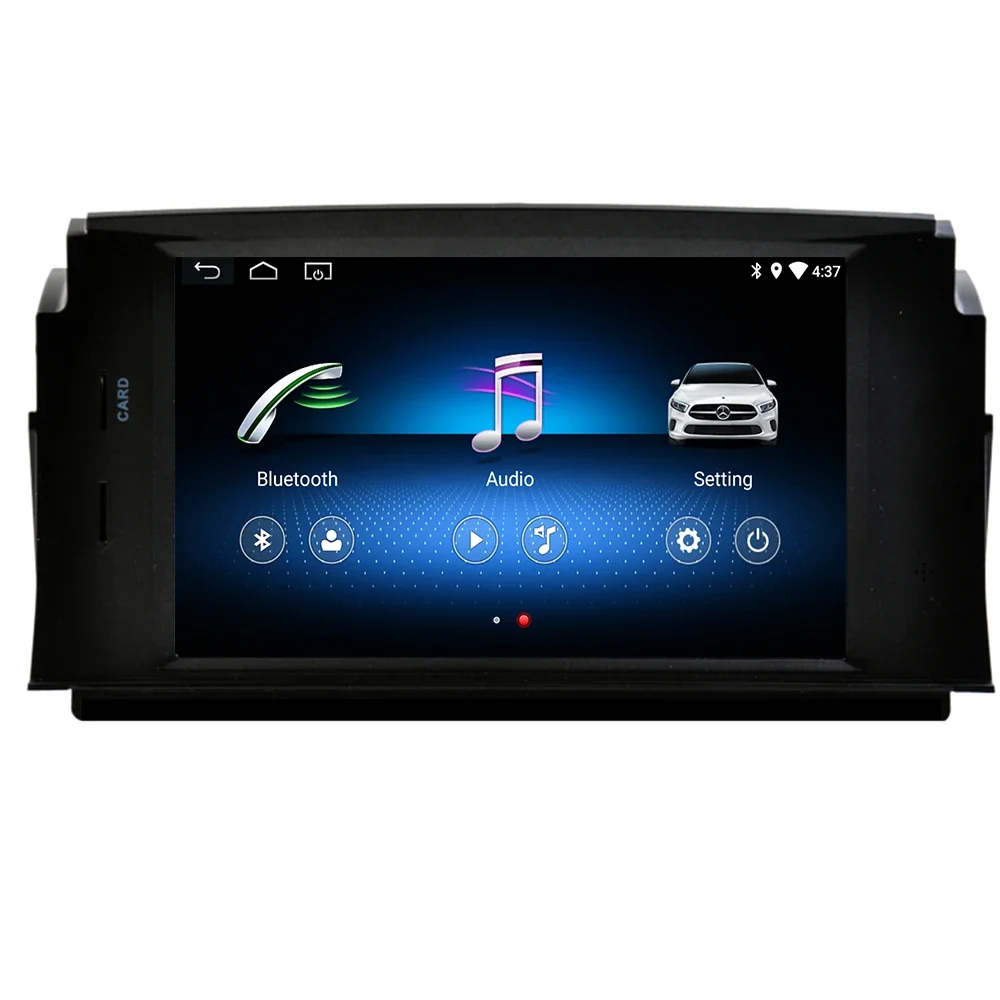 Автомобильный радиоприемник на Android 11 для MERCEDES BENZ C Class C180 C200 C230 W204 2007-2010 с GPS