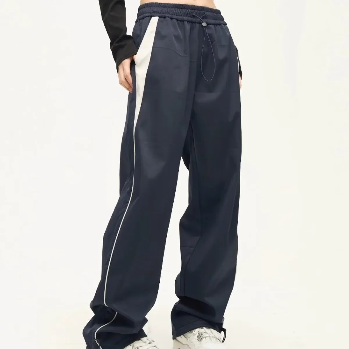 Модные черные уличные повседневные брюки в стиле хип-хоп для мужчин новинка лета