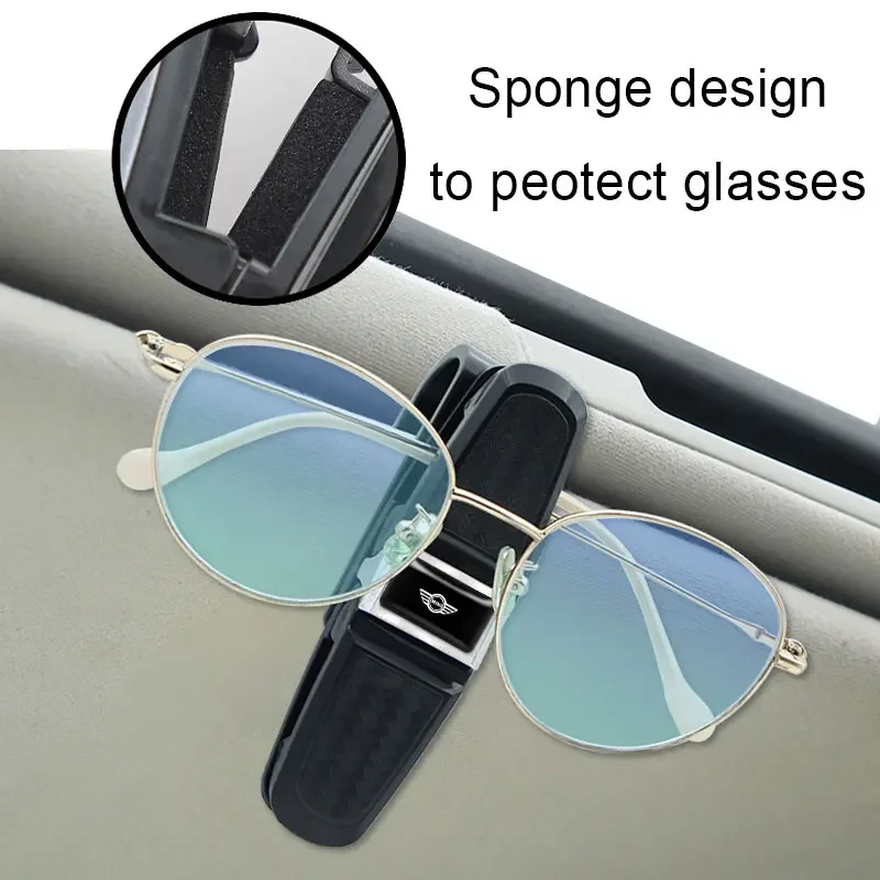 Очки для водителя губка зажим ткани автозакрепление BMW Mini Cooper One R50 R53 R56 R60 F55 F56 R57 R58