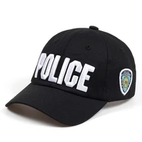 hot children police baseball cap kids boys girls snapback hats casual cotton letter sports caps adjustable hip hop sun caps