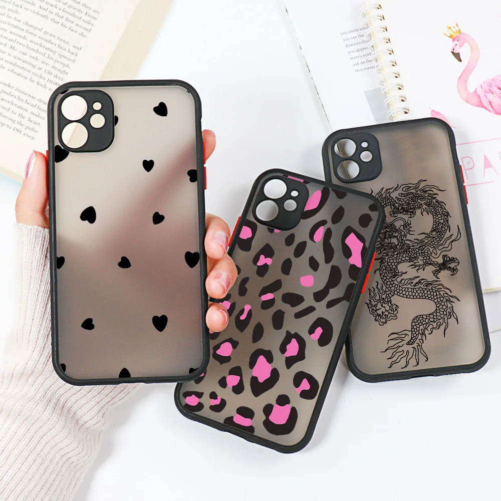

Case For iPhone 11 Pro Max Case iPhone XR 8 7 6 6s Plus 12 13 Pro Max X XS Mini SE Fundas Lens Protection Hard PC Cover iPhone11