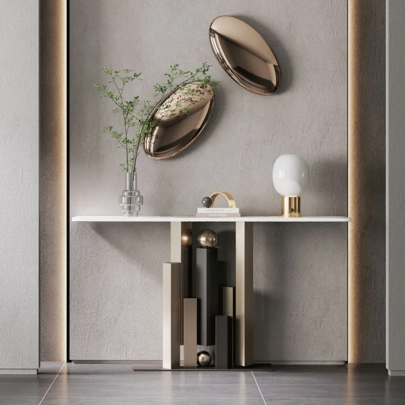 Современный простой консольный стол для офиса небольшой дизайнерский