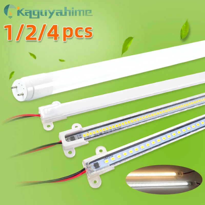 

=(K)= 1/2/4Pcs NO Flicker LED Bar Light Integrated Driver AC 220V 240V LED Fluorescent Neon Tube T5 T8 6W 10W High Brightness