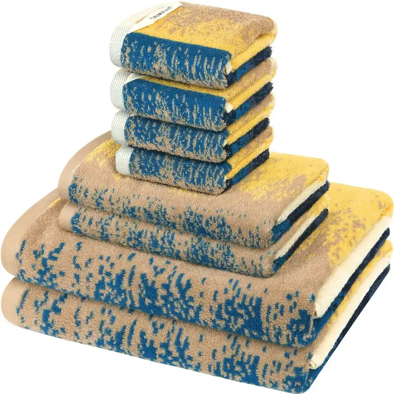 

Bath Towel Set Include 2 Bath Towels, 2 Hand Towels and 4 Washcloths. ()