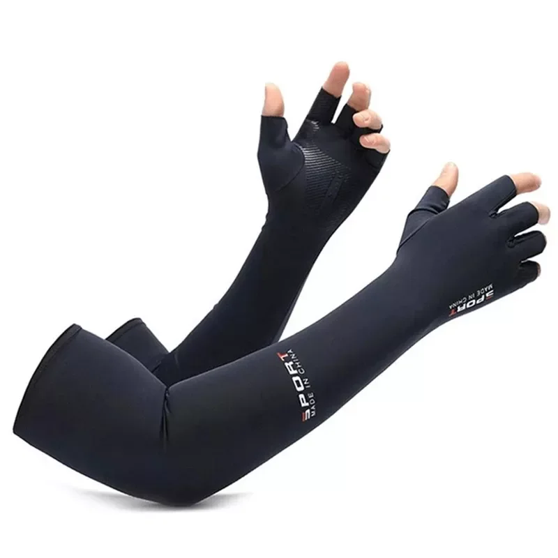 

Men Women Arm Sleeve Gloves Running Cycling Sleeves Fishing Bike Sport Protective Arm Warmers UV Protection Cover 2022 New