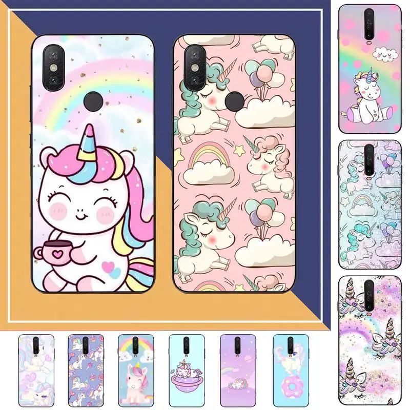 

Miniso unicorn Phone Case for Redmi Note 8 7 9 4 6 pro max T X 5A 3 10 lite pro