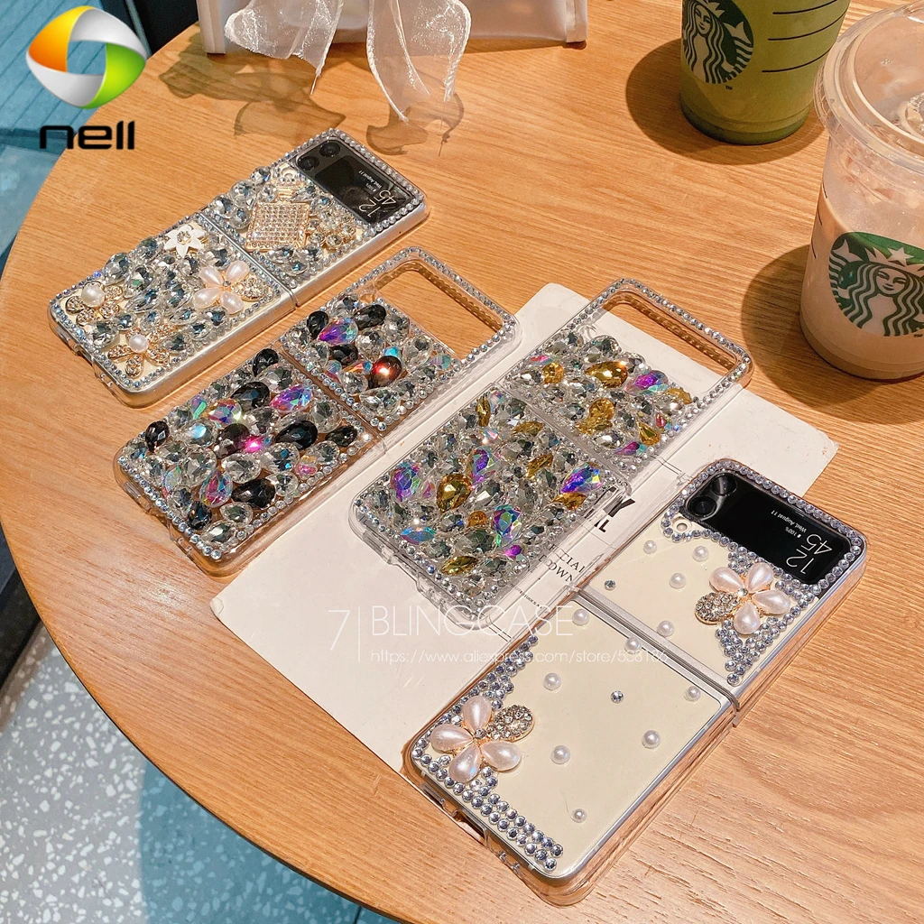 

Модный чехол со стразами для телефона Samsung Galaxy Z Flip / Z Flip 3