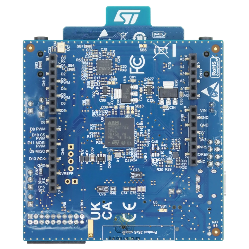 Фото Комплект для разработки аудиоустройств FOR ST STM32WBA55G-DK1 STM32WBA55CGU6: плата беспроводного микроконтроллера ARM Cortex-M33 с поддержкой нескольких протоколов, 2,4 ГГц, низкое энергопотребление, 32-бит №2